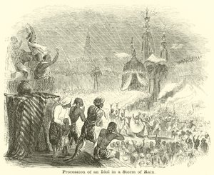 Procession of an Idol in a Storm of Rain