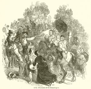 Procession of the Skimmington by English School