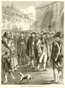Procession of the Tiers Etat in Paris, 1789 by English School