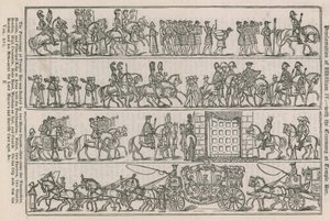 Proclamation of William IV - with the Ceremony at Temple Bar by English School
