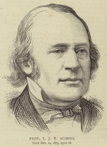 Professor L J R Agassiz by English School