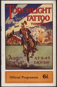 Programme for the Tidworth Torchlight Tattoo, Tidworth Park, Wiltshire
