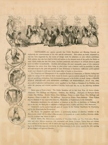 Promotional Leaflet for a Grand Public Breakfast and Morning Concert on 15 July 1846 by English School