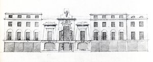 Proposal for the Egyptian Hall, Picadilly, 1810 by English School