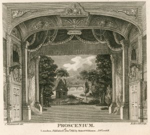 Proscenium of The Royalty Theatre, Well Street, Wellclose Square, London