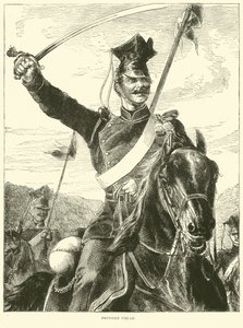 Prussian Uhlan, July 1870 by English School