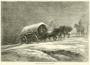 Prussian Field-Post in the Snow, October 1870 by English School