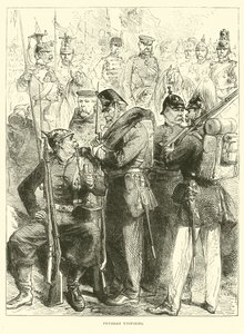 Prussian uniforms, August 1870 by English School