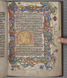 Psalter with Sarum Use Calendar, Fol 82 Recto, c.1425-75 by English School