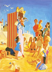 Punch and Judy Show on the Beach