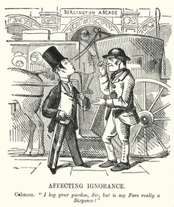 Affecting Ignorance: London Cab Driver by English School