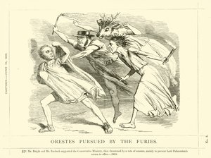 Orestes Pursued by the Furies by English School