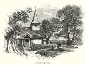 Pyrford Church by English School