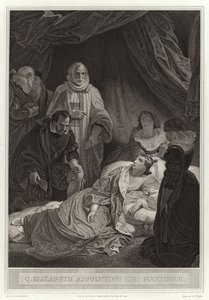 Queen Elizabeth appointing her successor by English School