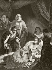 Queen Elizabeth I on Her Death Bed, from 