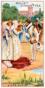 Queen Elizabeth and Sir Walter Raleigh by English School