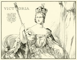 Queen Victoria (After the Coronation Portrait by Sir George Hayter) by English School