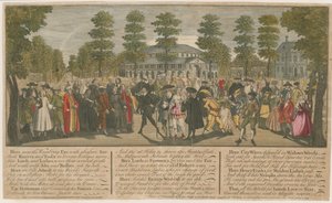 Ranelagh Gardens. Masquerade for the Venetian Ambassador, 1749