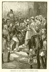 Reception of Louis Philippe at Windsor Castle by English School