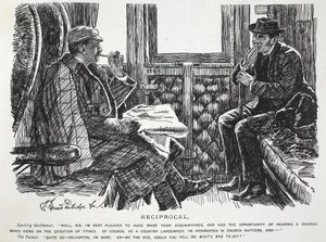 Reciprocal, Illustration from Punch by English School