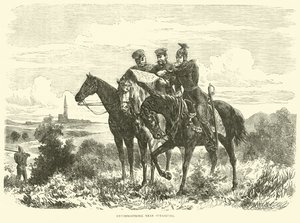 Reconnoitring near Strasburg, September 1870 by English School