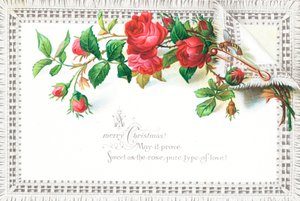 Red Roses and Butterfly