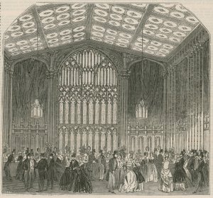 Refreshment Room, Free Trade Bazaar, Covent Garden Theatre, London by English School