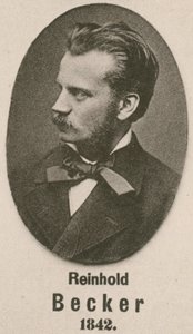 Reinhold Becker (engraving) by English School