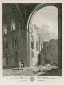 Remains of South Transept of the Church of St Bartholomew the Great by English School