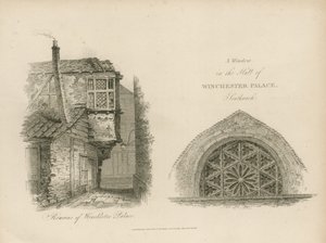 Remains of Winchester Palace by English School