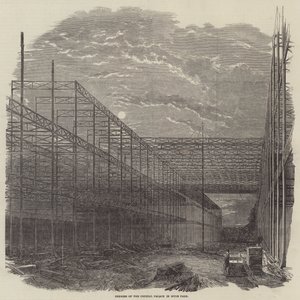 Remains of the Crystal Palace in Hyde Park