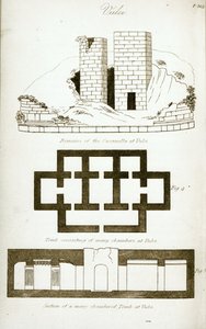 Remains of the Cucumella at Vulci by English School