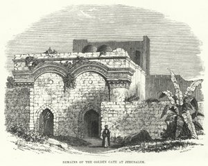 Remains of the Golden Gate at Jerusalem by English School