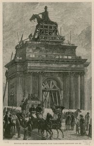 Removal of the Wellington Statue, Hyde Park Corner by English School