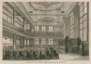 Reopening of Exeter Hall, London, by the Young Men