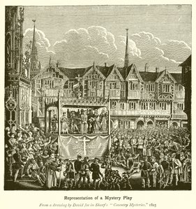 Representation of a Mystery Play