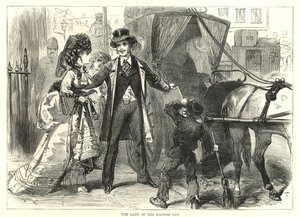 Representative Derby Women: The Lady of the Hansom Cab by English School