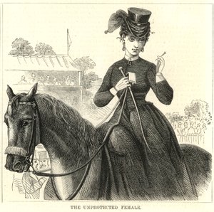 Representative Derby Women: The unprotected female by English School