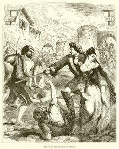 Rescue of the Duchess of Popoli by English School
