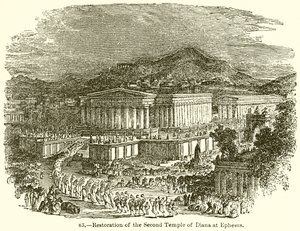 Restoration of the Second Temple of Diana at Ephesus by English School