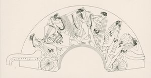 Revel by Brygos (engraving) by English School