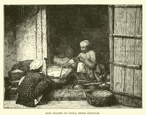 Rice Dealers of Patna, Behar Province by English School