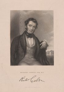 Richard Cobden, c.1843 (engraving) by English School