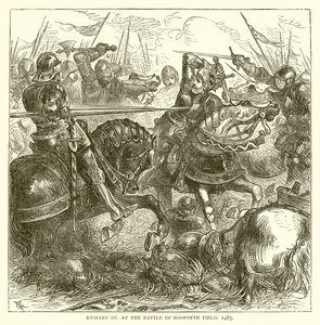 Richard III at the Battle of Bosworth Field, 1485