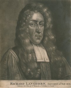 Richard Langhorn, executed 14 July 1679 by English School