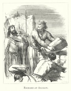 Richard at Ascalon by English School