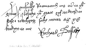 Richard de la Pole (Earl of Suffolk) by English School
