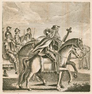 Richard the Lionheart setting out on the Third Crusade by English School