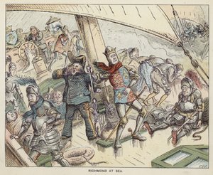 Richmond (Future King Henry VII) at Sea by English School