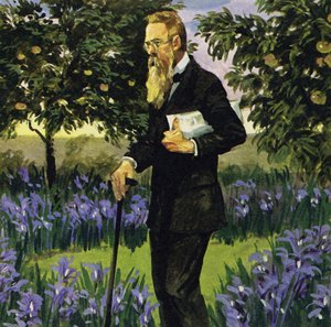 Rimsky-Korsakov suffered a heart attack but recovered enough to walk in his garden by English School